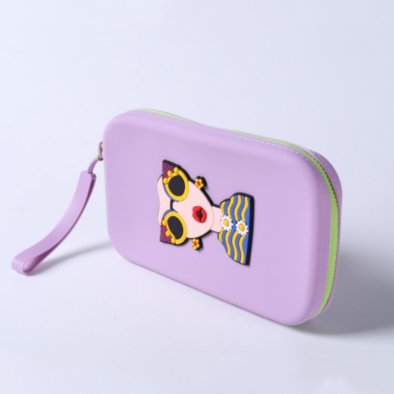 Two-color purple (queen style rectangular handle bag)