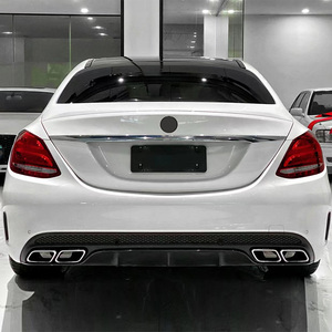 奔驰2015-2021原装质量W205升级C63 AMG风格车身套件格栅后扩散器发动机罩挡泥板汽车保险杠车身套件 - Product Image 3