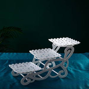 Soportes Creativos para Tartas con Forma de Carruaje en Metal Dorado para Decoración de Mesa en Fiestas de Cumpleaños con Temática de Princesas - Product Image 1