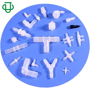 Plastic Hose Barb Fittings JU 1/4 Plastic Rubber Tube Pipe Hose Barb PP Pipe Coupling 3-Way Joint Plastic Y-type Fitting