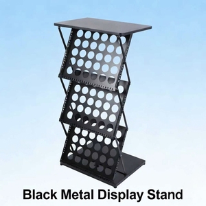 Expositor <span class=keywords><strong>de</strong></span> folletos duradero estilo atril, soporte <span class=keywords><strong>de</strong></span> exhibición <span class=keywords><strong>de</strong></span> hierro todo en uno <span class=keywords><strong>de</strong></span> 101 cm <span class=keywords><strong>de</strong></span> altura para ceremonias universitarias e iglesias - Product Image 1