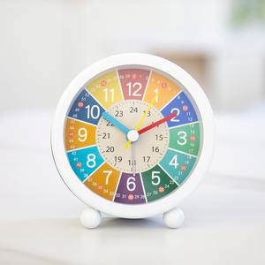 2024 nouvelles horloges créatives décoration enfants se réveillent <span class=keywords><strong>veilleuse</strong></span> lever du soleil table de bureau intelligente réveil éducatif pour les enfants - Product Image 6