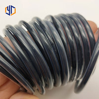 Joint torique encapsulé FEP à haute résistance à la corrosion, avec noyau FKM/NBR/Silicone et revêtement en PTFE, anneau d'étanchéité en caoutchouc -30-200°C, personnalisable