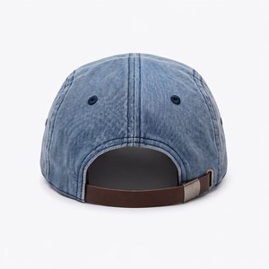 Wholesale T&L Custom Logo Heat-Transfer Printed 7 Panel Denim <b>Cap</b> <b>Vintage</b> Washed Adjustable Unisex Gorras Hat Manufacturer - Product Image 5