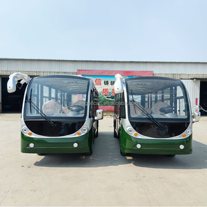 Bus de patrouille électrique amphibie, 5 rangées, 14 places, entièrement fermé, véhicule de transport à quatre roues, bus touristique, voitures de réception CE - Product Image 6