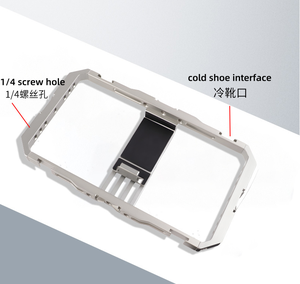 Supporto Universale Multifunzionale Portatile Antivibrazioni in Lega di Alluminio per Smartphone, Gabbia per Riprese Video - Product Image 3