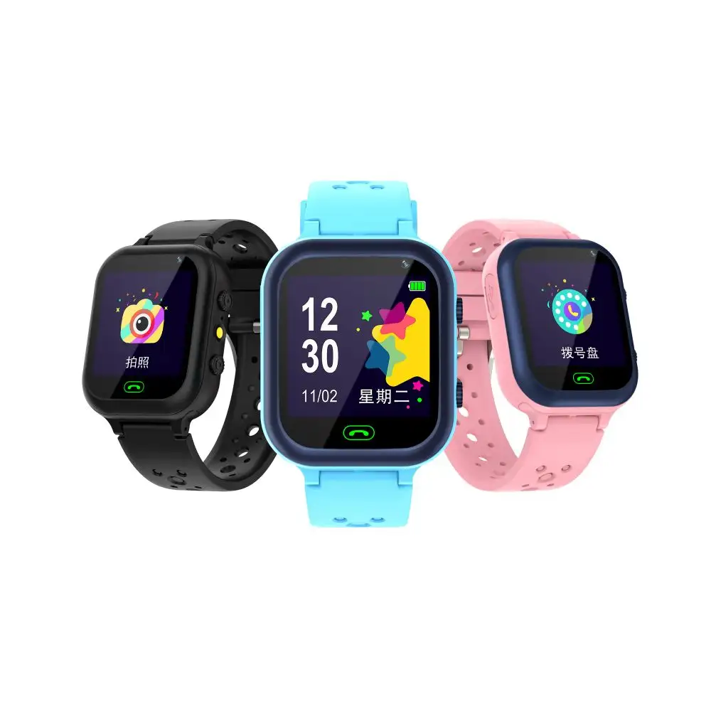 Flyrabbit Q15 günstige 2G Kinder-Smartwatch mit Kamera Wecker Uhr Taschenlampe SOS GSM GPRS LBS Ortung Sim-Karte Smartwatch
