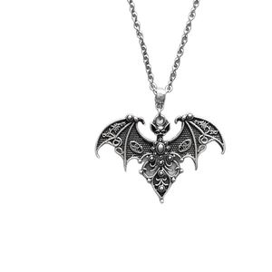 Collier ras du cou gothique punk vintage avec pendentif chauve-souris, bijoux Y2K, collier ras du cou gothique avec pendentif chauve-souris pour hommes et femmes, bijoux gothiques - Product Image 1