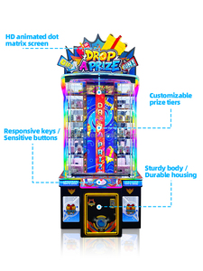Machines de jeu d'arcade LEON Factory Prize, machines à monnayeur à boutons, machines à récompenses, OEM ODM, divertissement, plastique, anglais - Product Image 6