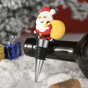 Christmas <b>Wine</b> Stopper Gift Box Zinc Alloy Bottle Sealer For Holiday Party Decorations - Product Image 2