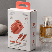 Boîte d'emballage personnalisée pour câble de données imprimé sur mesure, carton pliable, boîte d'emballage personnalisée pour câble de charge 3 en 1, boîte en papier écologique