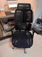 Chaise de Direction Moderne Réglable Pivotante en Maille Ergonomique avec Accoudoirs 8D pour Bureau à Domicile