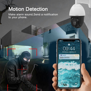 JideTech 7 inç POE ağ CCTV PTZ IP güvenlik kamera 2MP 36X AutoTracking insansı algılama kapalı uygulama gece görüş - Product Image 4