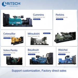 Generatore Diesel Silenzioso Ritech 1800KVA, Generazione di Energia Elettrica Trifase 1000KW AC 50/60Hz Frequenza 480V Avviamento Elettrico - Product Image 6