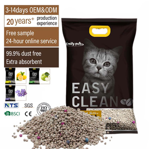Arena Sanitaria para Gatos de Bentonita sin Polvo Aglomerante Rápida y Fuerte con Bloqueo de Olor de Fábrica 10L - Product Image 1