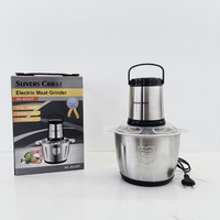 2025 Penjualan Terlaris 3L Penggiling Daging Kecil Bocsh Terbaik untuk Dapur Rumah Penggiling Daging Listrik Stainless Steel Murah dan Bertenaga