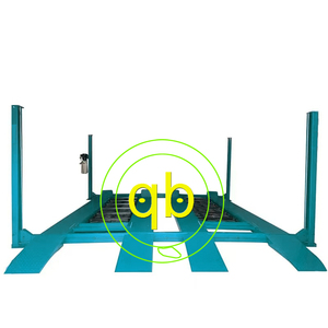 Pont élévateur <span class=keywords><strong>de</strong></span> stationnement à quatre poteaux à double largeur, actionné par vérins hydrauliques, capacité <span class=keywords><strong>de</strong></span> levage jusqu'à 3000 kg, pour stationnement extérieur <span class=keywords><strong>de</strong></span> véhicules - Product Image 5