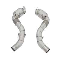 Tubería de Escape de Alto Flujo para BMW X7 M60i 4.4T 2023-2025, Tubos de Escape con Protector Térmico, Ajuste Directo