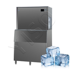 YISO Factory Direct OEM ODM Commercial Cube Ice <b>Maker</b> Machine Stainless Steel Ice Machine 800kg for Restaurant and Hotel - Product Image 1