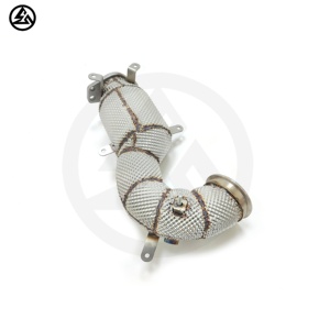 Tubo bajante de alto flujo CSZ para <span class=keywords><strong>Fiat</strong></span> Abarth 500 595 695 1,4 T, tubo de bajada con escape de rendimiento de protección térmica - Product Image 4