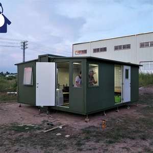 20FT บ้านตู้คอนเทนเนอร์สำเร็จรูปขยายได้และขนาด40ft ต้นทุนต่ำพร้อมรองรับการขยายตัว - Product Image 1