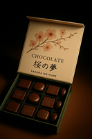 Boîte Cadeau Personnalisée de Luxe pour Chocolats, Sans Sucre, avec Poignée, en Carton Kraft Ondulé Écologique, Fermeture Magnétique, Personnalisable