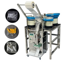 Machine d'emballage et de comptage commerciale à plaque vibrante multi-têtes pour sacs plastiques, particules, bobines, vis rotatives, écrous et boulons en acier inoxydable