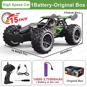 3063R-YW Voiture de course télécommandée RC 2,4 GHz pour enfants, modèle d'entrée de gamme, en métal, 4 canaux, haute vitesse, échelle 1:18, portée 50 m, prête à l'emploi - Product Image 4