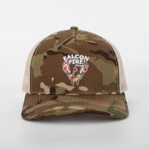 OEM Bán Buôn Tùy Chỉnh Chất Lượng Cao Thiết Kế Thể Thao Gorras In Ấn Logo Camo Cotton Ngoài Trời Lưới Trucker <span class=keywords><strong>Cap</strong></span> <span class=keywords><strong>5</strong></span> Bảng Điều Chỉnh Hợp Thời Trang Cha Hat - Product Image 2