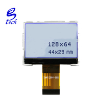 Modul LCD COG 128*64 Layar Grafis LCD Hitam Putih Matriks Titik 128x64 Antarmuka Paralel SPI