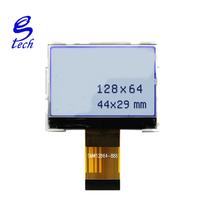 Módulo LCD COG de 128*64, Pantalla LCD Gráfica de Matriz de Puntos de 128x64 en Blanco y Negro, Interfaz Paralela SPI - Product Image 2