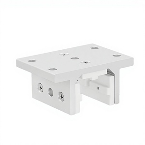 Riel deslizante lineal de aleación de aluminio CNC plateado de 25x25mm, serie 6000, con ranura en T y rodamiento lineal - Product Image 3