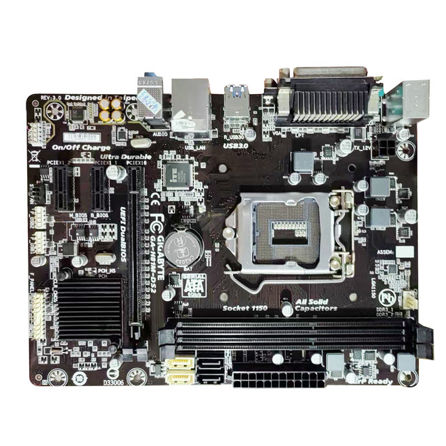 Wholesale Desktop Intel DDR3 16G Second Hand Computer Parts Refurbished Servers Motherboard CPU Bundle Gigabyte H81