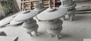 Sculpture en granit naturel personnalisée, <span class=keywords><strong>surface</strong></span> polie et affinée pour hôtel, jardin extérieur chinois ou japonais - Product Image 4