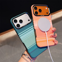 Étui de téléphone en cuir PU texturé coloré de qualité supérieure pour iPhone 18 17 16 15 14 13 12 Pro Max avec recharge magnétique puissante