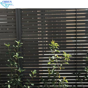 Paneles de valla decorativos de aluminio baratos para privacidad de casa de alta calidad, listones de zócalo para piscinas, precios de valla de aluminio cortada con láser - Product Image 4