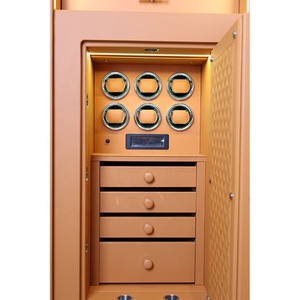 Hộp đựng đồng hồ cao cấp MINEESI, an toàn, khóa vân tay kép, chất liệu gỗ kim loại, model GZG-170, bảo mật đồ trang sức - Product Image 2