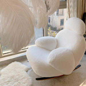 Ghế thư giãn kiểu hiện đại bán trực tiếp từ nhà máy, chất liệu PU, chân kim loại, thích hợp cho ban công, phòng khách, phòng ngủ, ghế nghỉ ngơi thiết kế sang trọng - Product Image 6