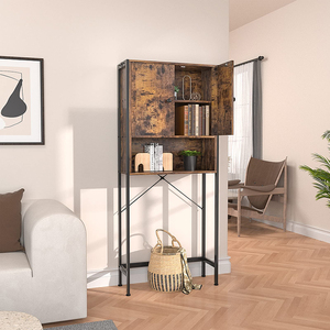 Estante de Madera Personalizado para Sobre el Inodoro, Mueble de Almacenamiento para <span class=keywords><strong>Lavadora</strong></span>, Estante de Baño que Ahorra Espacio - Product Image 4