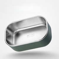 Elektrische Lunchbox Tragbarer Lebensmittelbehälter Edelstahl Elektrische Heizbox