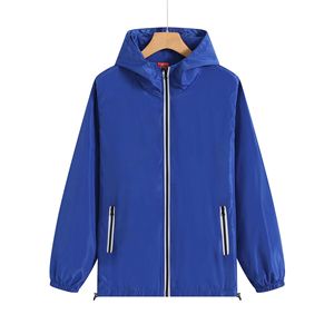 Chaqueta Ligera con Cremallera Reflectante y Logotipo Personalizado para <span class=keywords><strong>Hombre</strong></span> y Mujer, Cortavientos, Impermeable, con Capucha, para Deportes, Senderismo, Viajes, Otoño y Primavera - Product Image 2