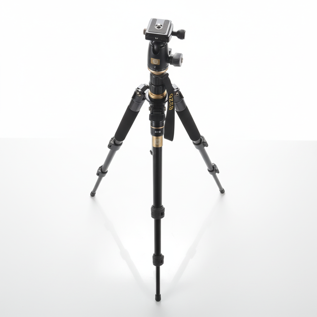 Good Camera stand QZSD Q555 Aluminium Alloy Camera Video Monopod Professional Extendable Tripod Quick Release Plate Stand q-555