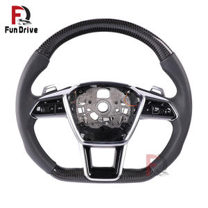 Volant OLIVER à 3 branches modifié pour <span class=keywords><strong>Audi</strong></span> A3 A4 A5 A6 A7 Q3 Q5 S4 S5 TTRS <span class=keywords><strong>E</strong></span>-<span class=keywords><strong>tron</strong></span> <span class=keywords><strong>GT</strong></span> R8 - Product Image 5