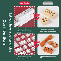 Kit de construction de maison DIY, mini blocs de maison en ciment, jouet d'architecture de Noël, jouet de jeu d'imitation