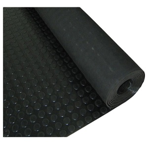 Vente en gros usine : Rouleaux de tapis de sol en <span class=keywords><strong>caoutchouc</strong></span> noir <span class=keywords><strong>antidérapant</strong></span>, imperméable et souple, avec boutons ronds, de 3mm à 6mm, pour passage. - Product Image 5