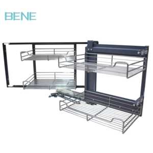 Modern Design Soft Close Magic Corner Pull Basket Factory Direct In-Cabinet <b>Kitchen</b> <b>Storage</b> Cabinet Accessories Drawer Easy BN K - Product Image 1
