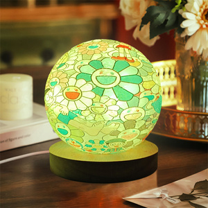 USB โคมไฟกลางคืนพิมพ์ลาย3D ดวงจันทร์เปลี่ยนสีได้สำหรับบ้านห้องนอนห้องนั่งเล่นบรรยากาศกลางคืน10ซม. พร้อมรีโมทคอนโทรล - Product Image 2