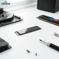 قرص صلب داخلي DSIKOR بسعة 2 تيرابايت NVMe PCIe Gen3/Gen4 M.2 2280 للابتوب/الألعاب بسرعة قراءة 7000-7200 ميجابايت/ثانية وسرعة كتابة 6500-7000 ميجابايت/ثانية