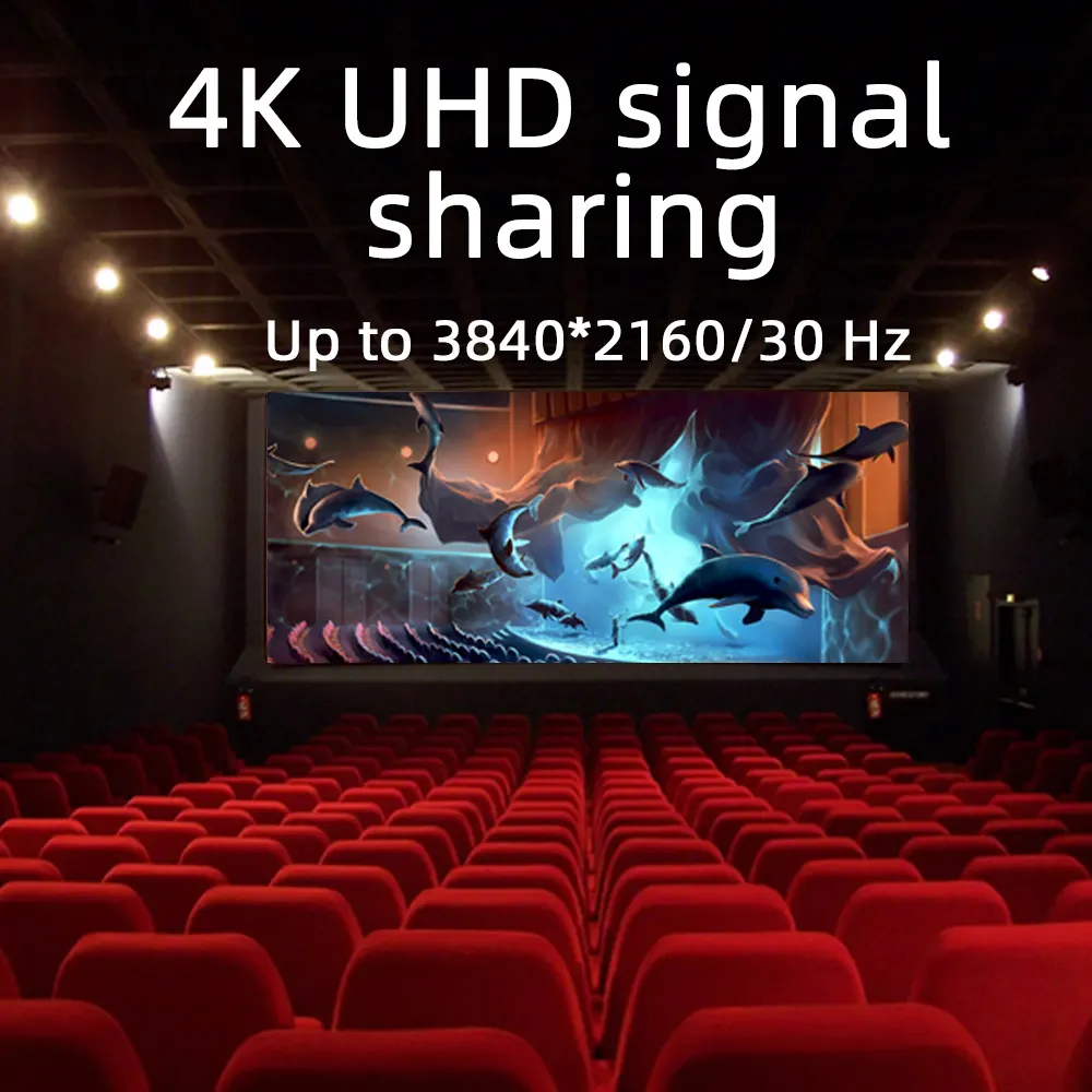 جودة عالية 4K * 2K OEM 1X 8 1 في 8 خارج d لشاشات dvs4 HDTV