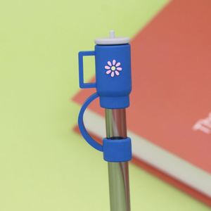 Y0727 -1 Silicone <b>Straw</b> Topper Compatible with 30 & 40 Oz Accessories <b>Straw</b> Tip Cover Cap Cartoon Reusable - Product Image 3